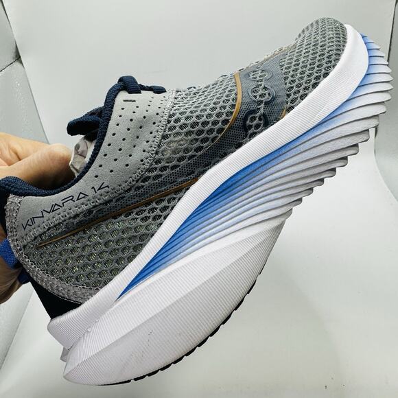 Saucony Kinvara 14 ‘Fossil/Pool’ Gray S10823-15 Women’s Running Shoes Size 7 - Picture 5 of 8